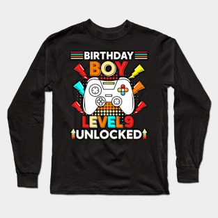 Level 9 Video 9th Birthday Long Sleeve T-Shirt